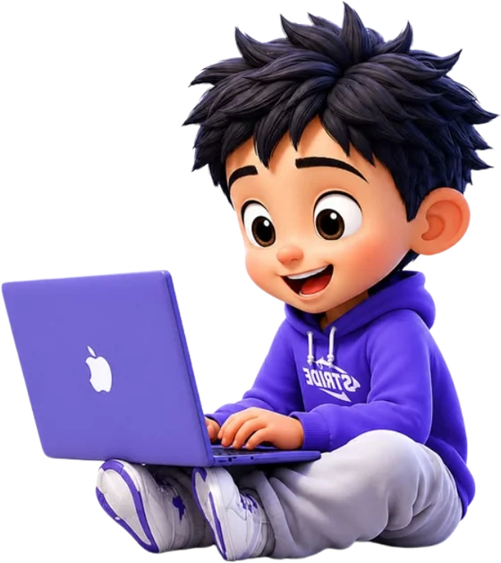 Illustrated portrait of Kashy, software developer